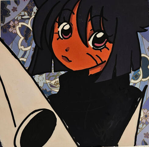 cel painted original piece cel painted original piece